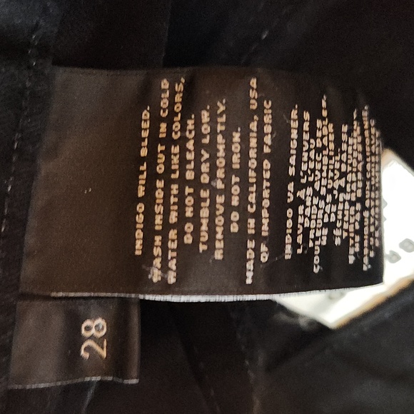 J Brand Skinny Skinny Leg Mid Rise Back Jeans Womens Denim Size 28 Raw Hem 811 - Picture 9 of 9